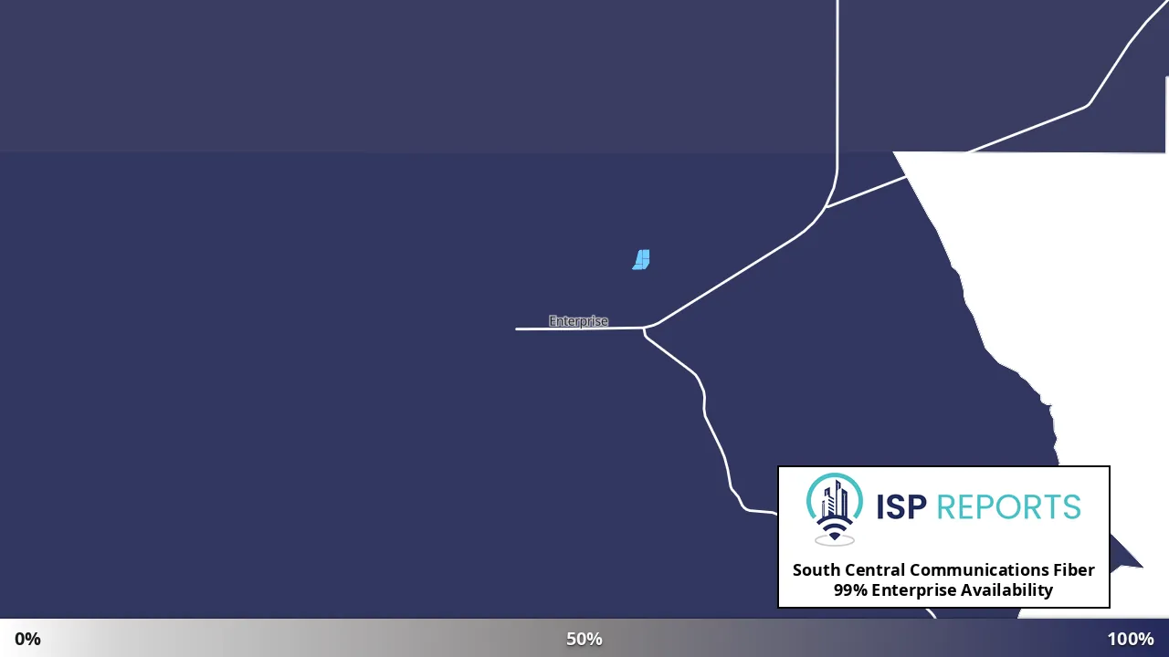Enterprise, UT map of internet availability
