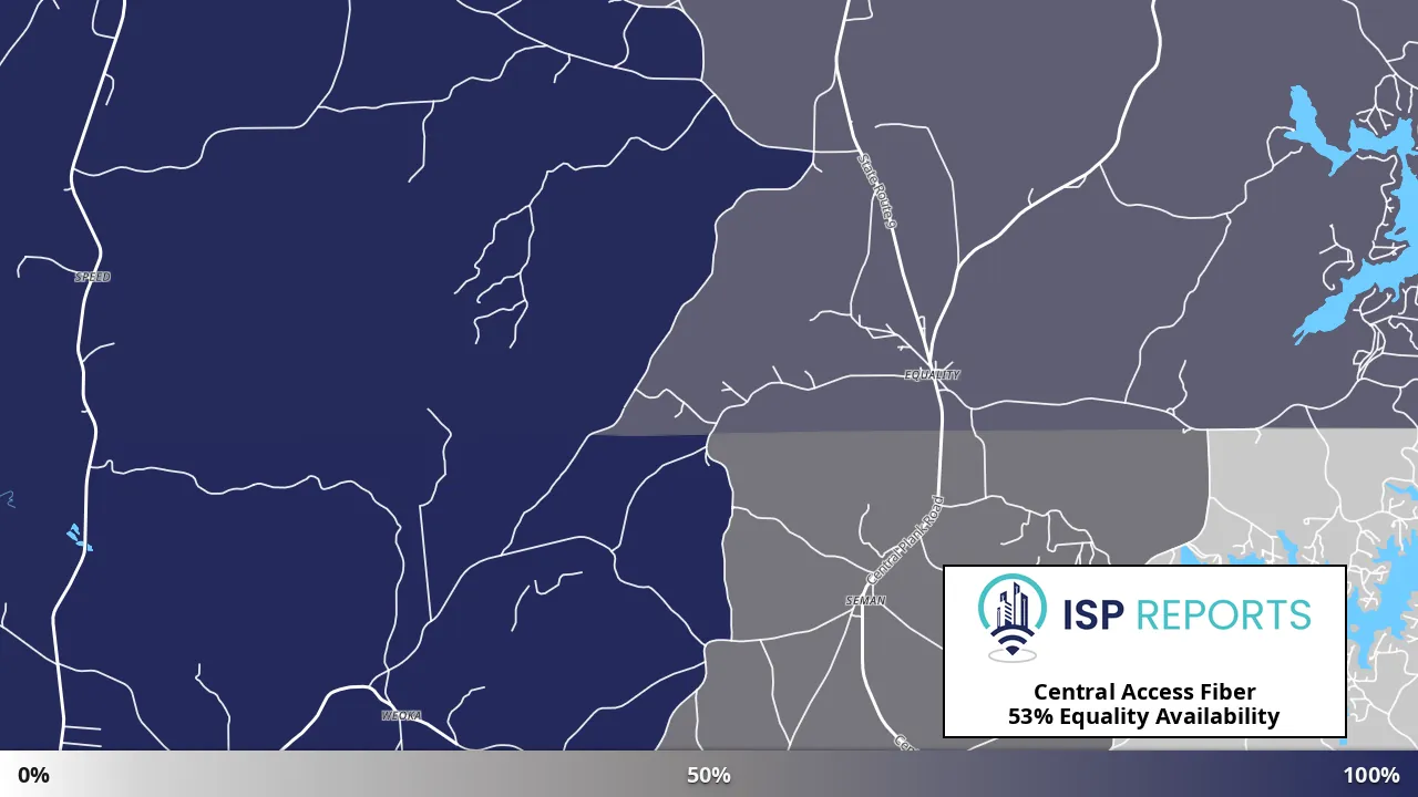 Equality, AL map of internet availability