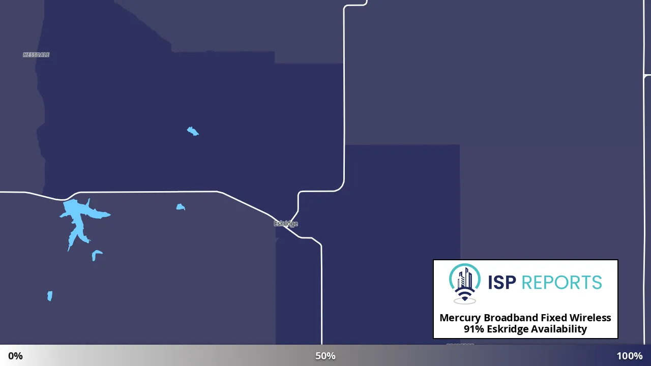 Eskridge, KS map of internet availability