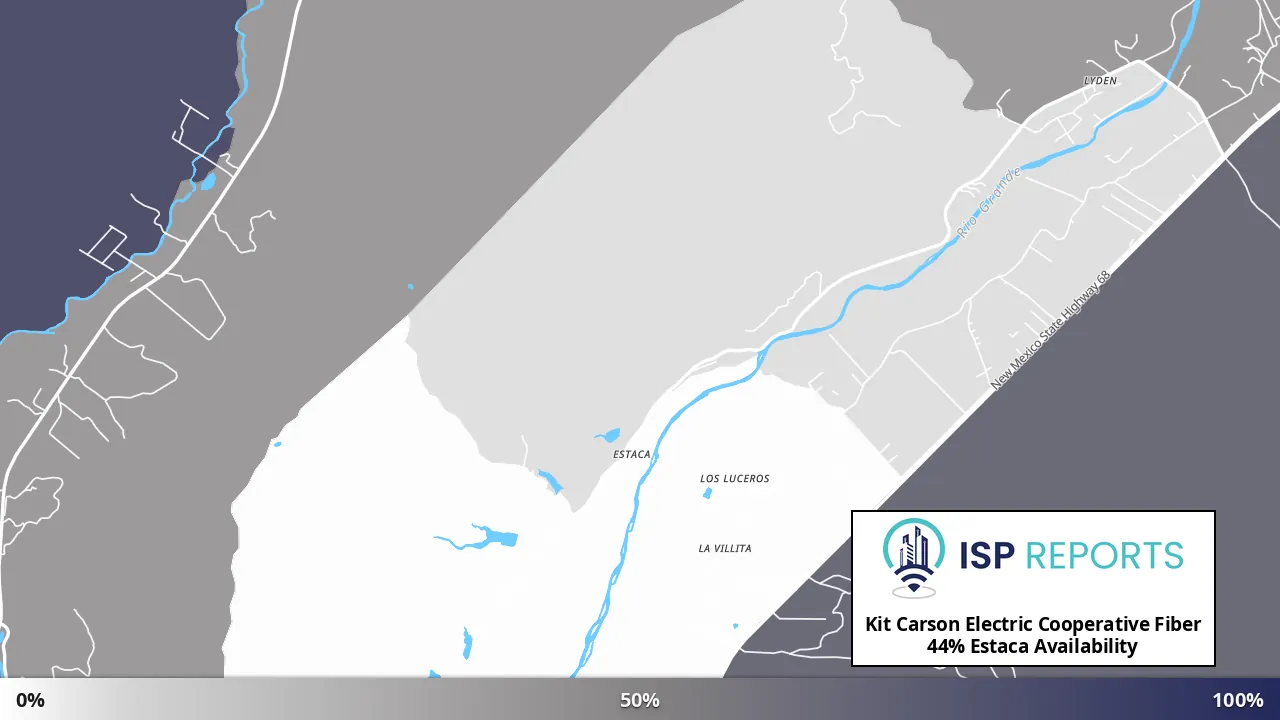 Estaca, NM map of internet availability