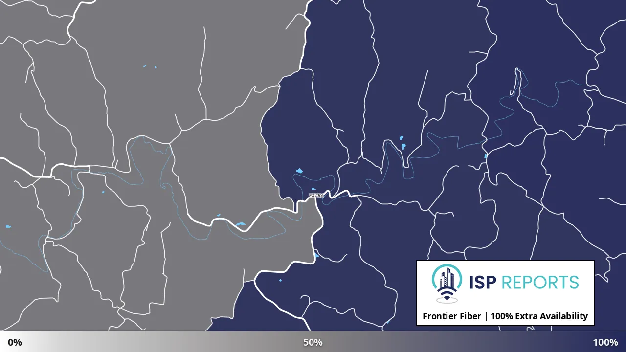 Extra, WV map of internet availability