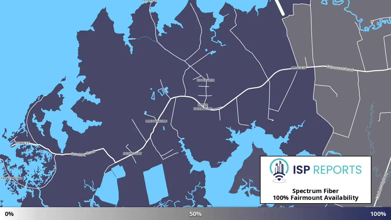 Fairmount, MD map of internet availability