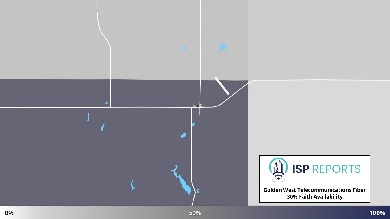 Faith, SD map of internet availability