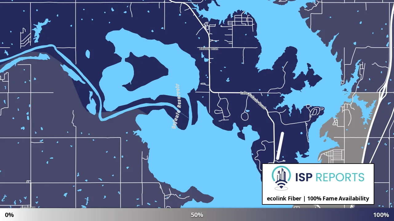 Fame, OK map of internet availability