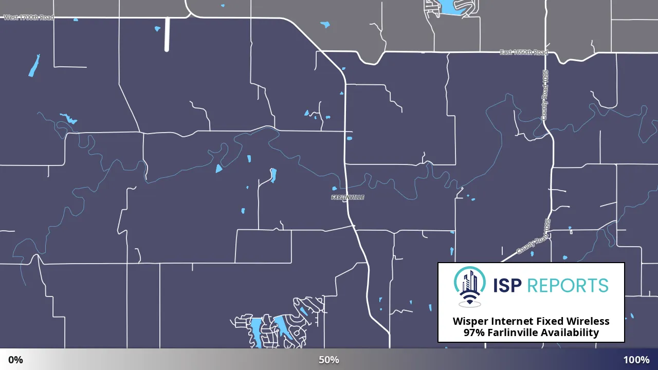 Farlinville, KS map of internet availability