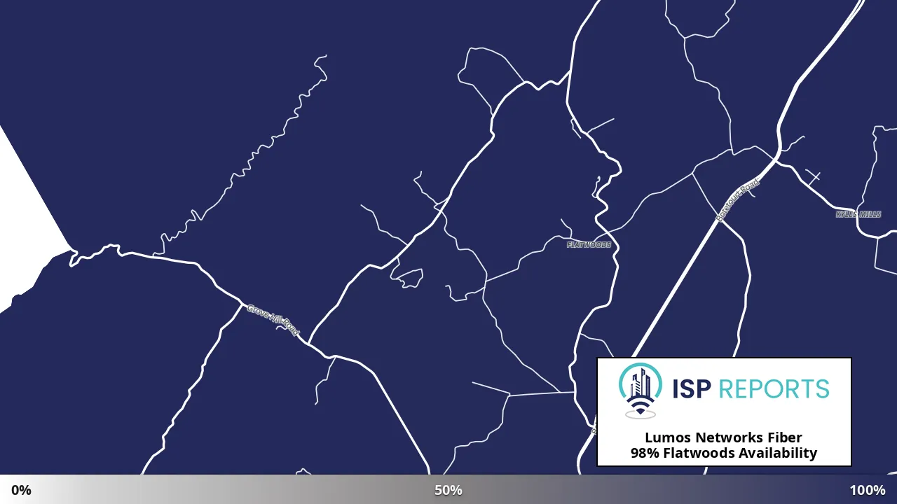 Flatwoods, VA map of internet availability
