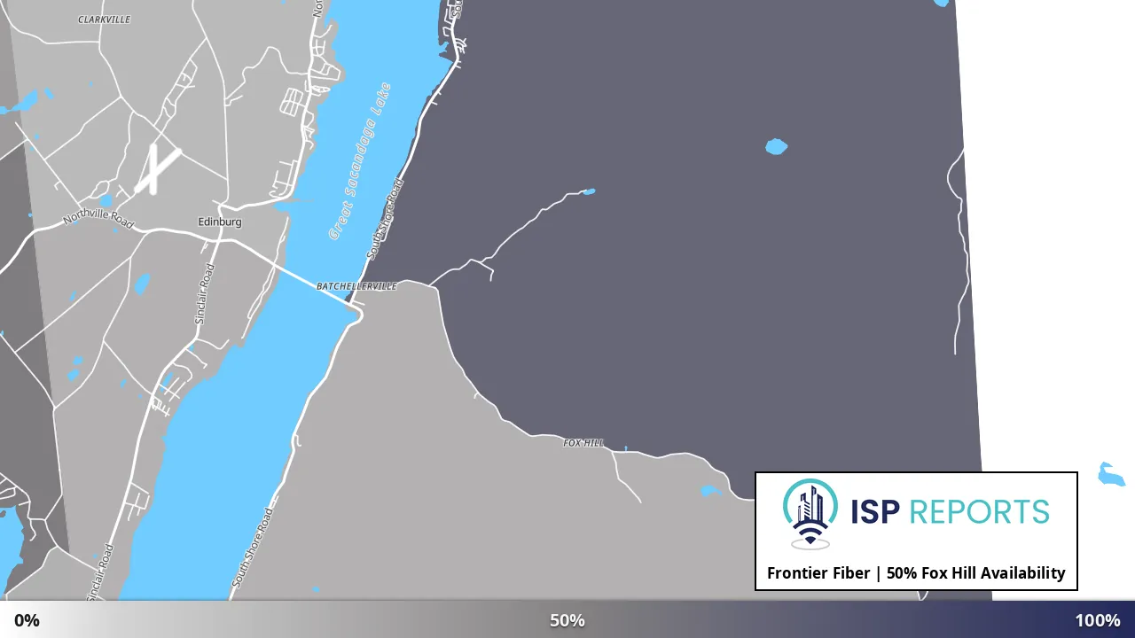 Fox Hill, NY map of internet availability