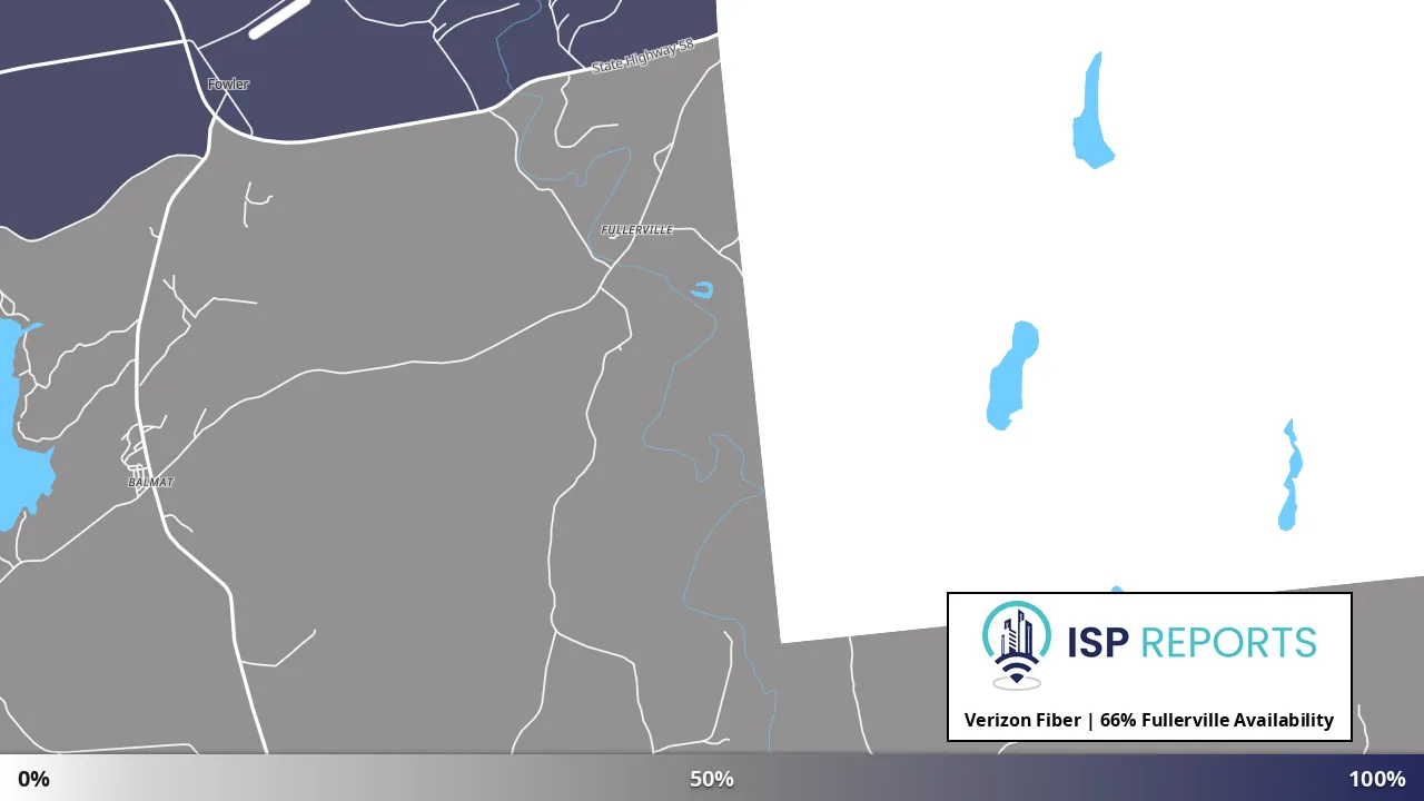 Fullerville, NY map of internet availability