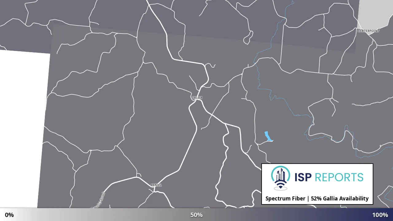 Gallia, OH map of internet availability