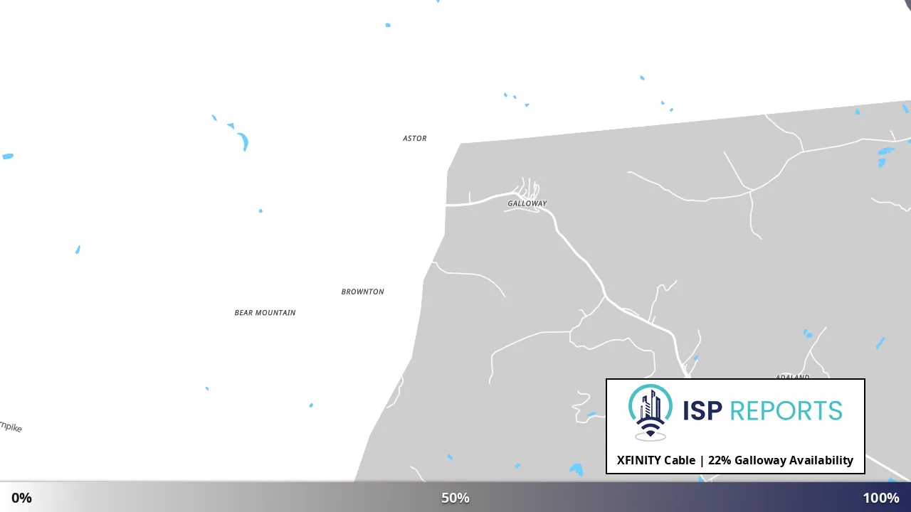 Galloway, WV map of internet availability