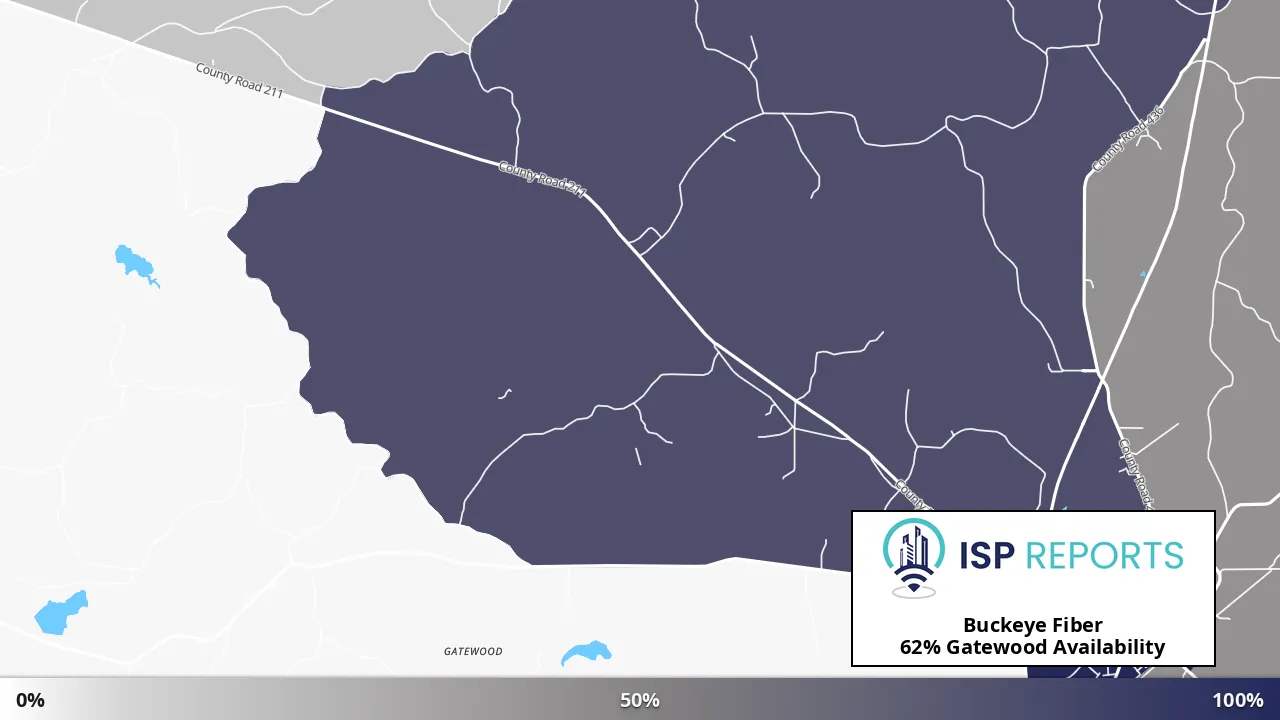 Gatewood, MS map of internet availability