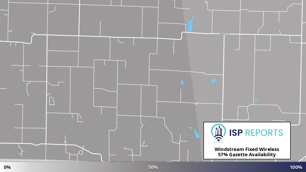Gazette, MO map of internet availability