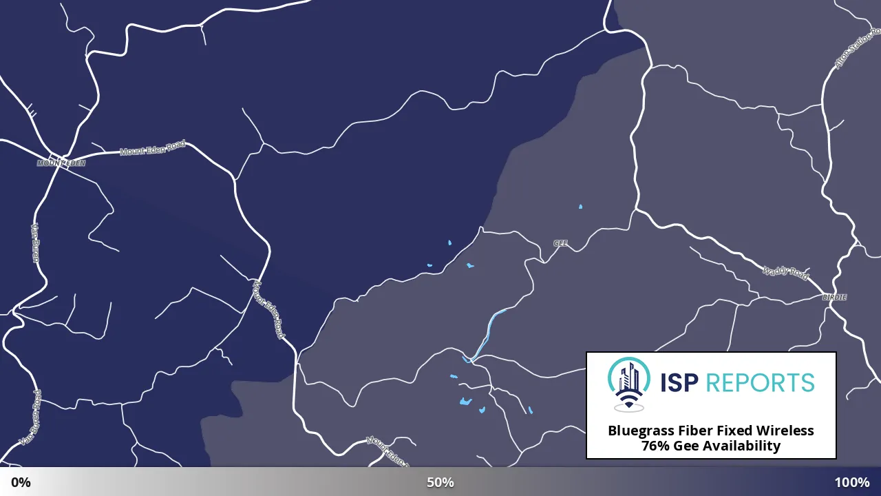 Gee, KY map of internet availability