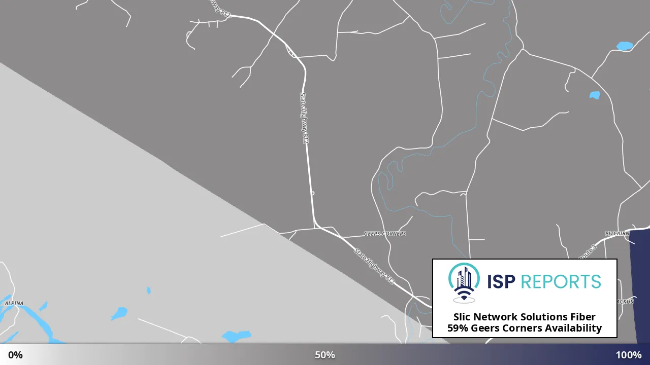 Geers Corners, NY map of internet availability