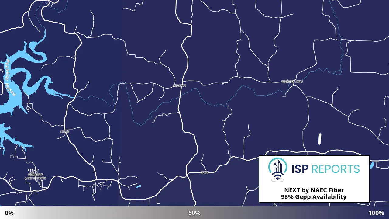 Gepp, AR map of internet availability