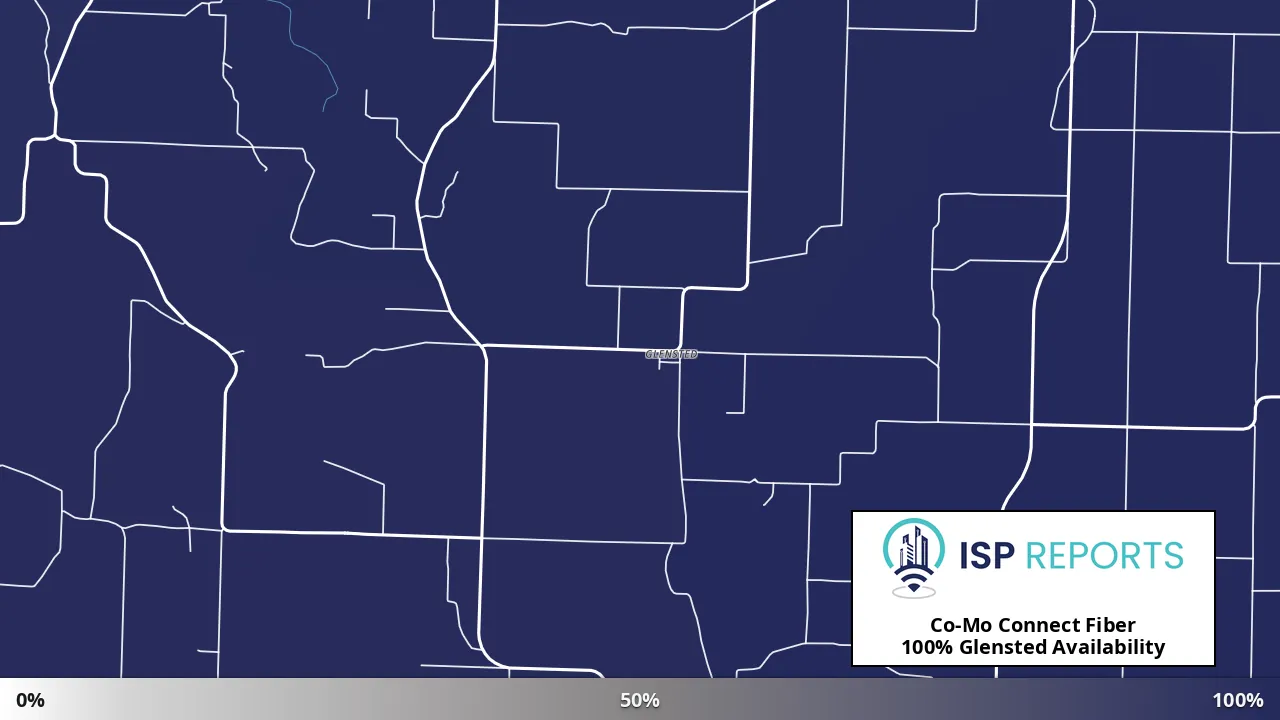 Glensted, MO map of internet availability