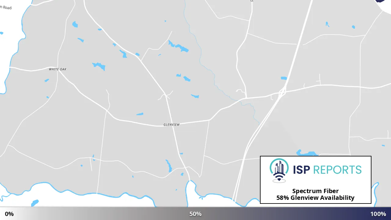 Glenview, NC map of internet availability