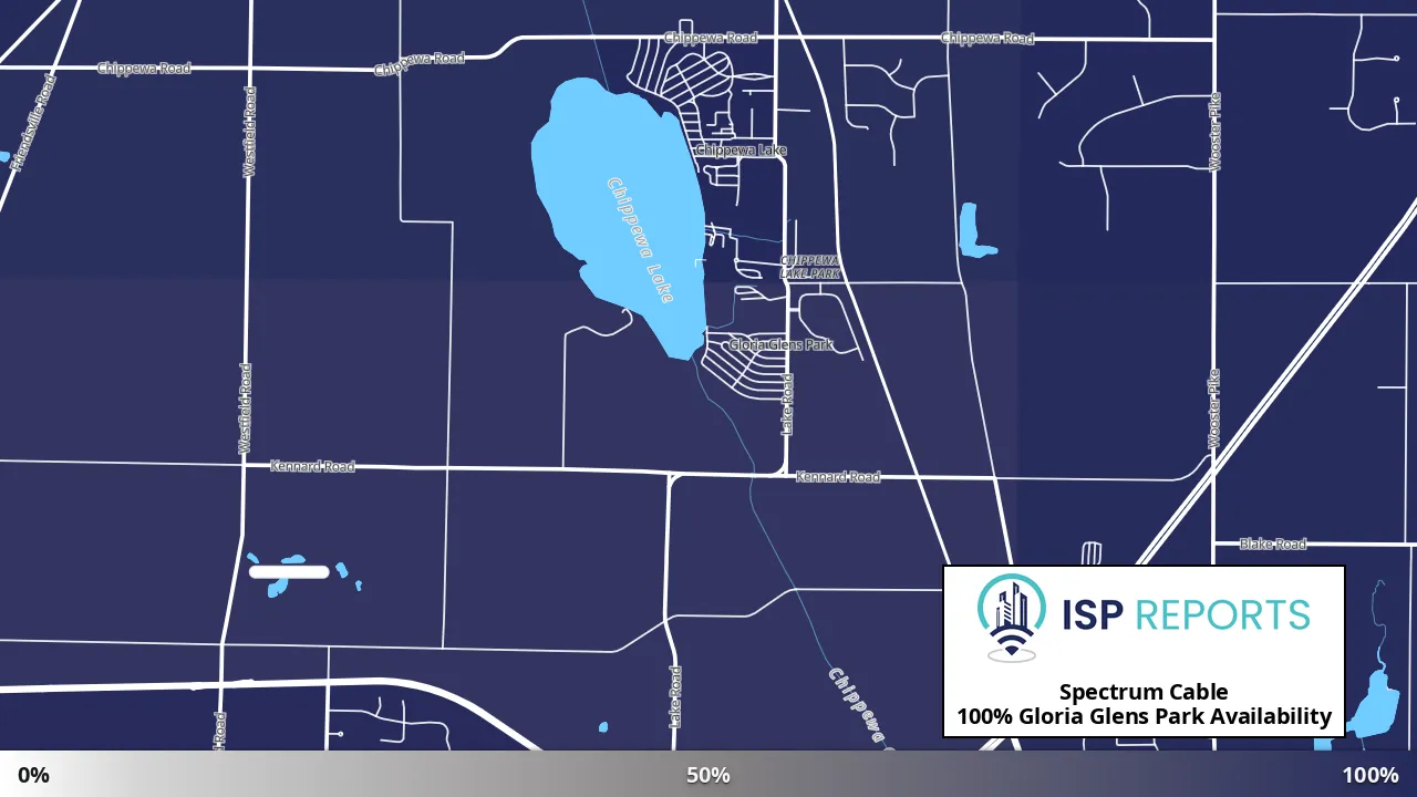 Gloria Glens Park, OH map of internet availability