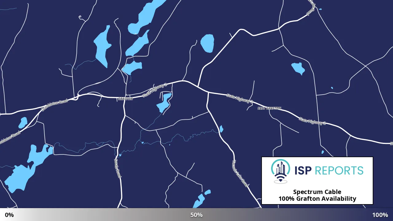 Grafton, NY map of internet availability