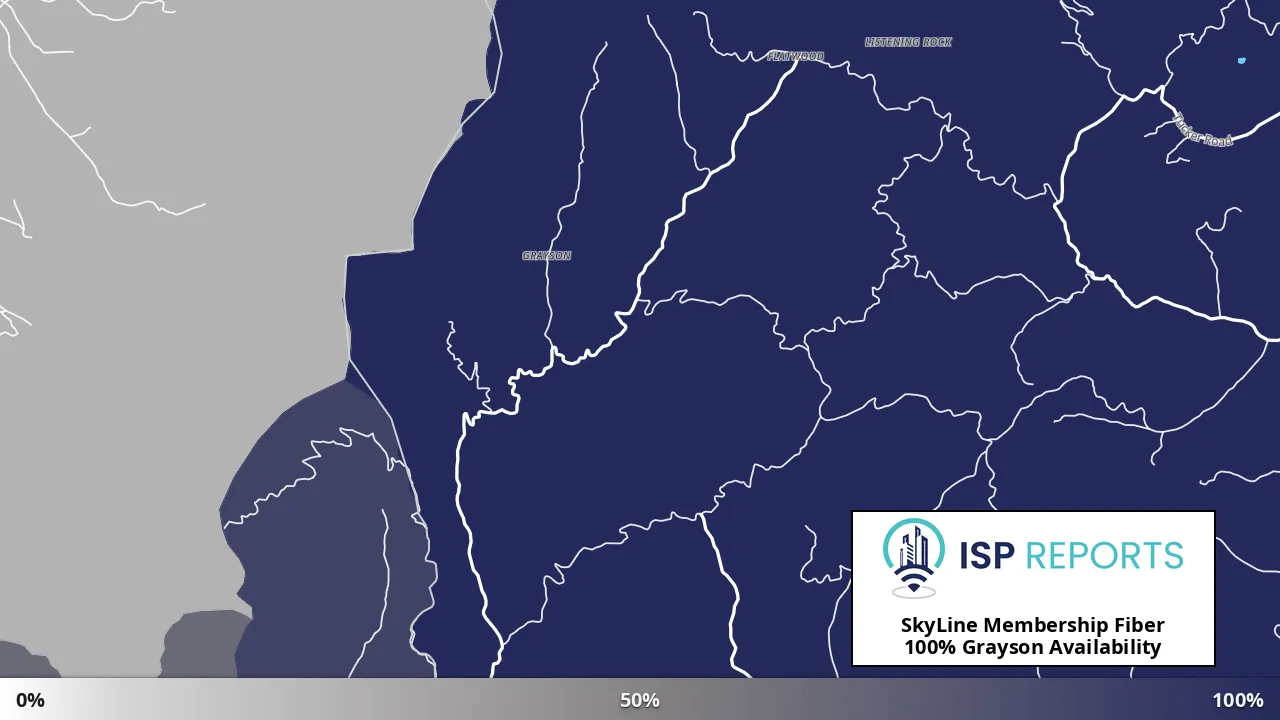 Grayson, NC map of internet availability