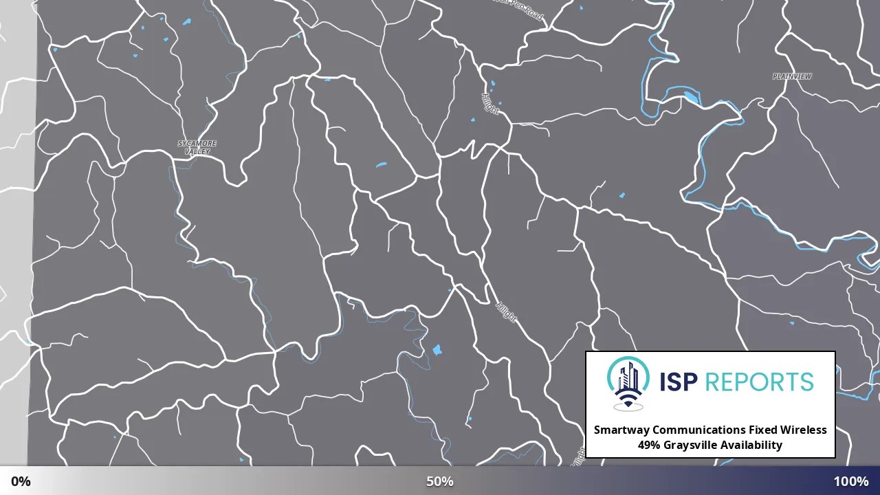 Graysville, OH map of internet availability
