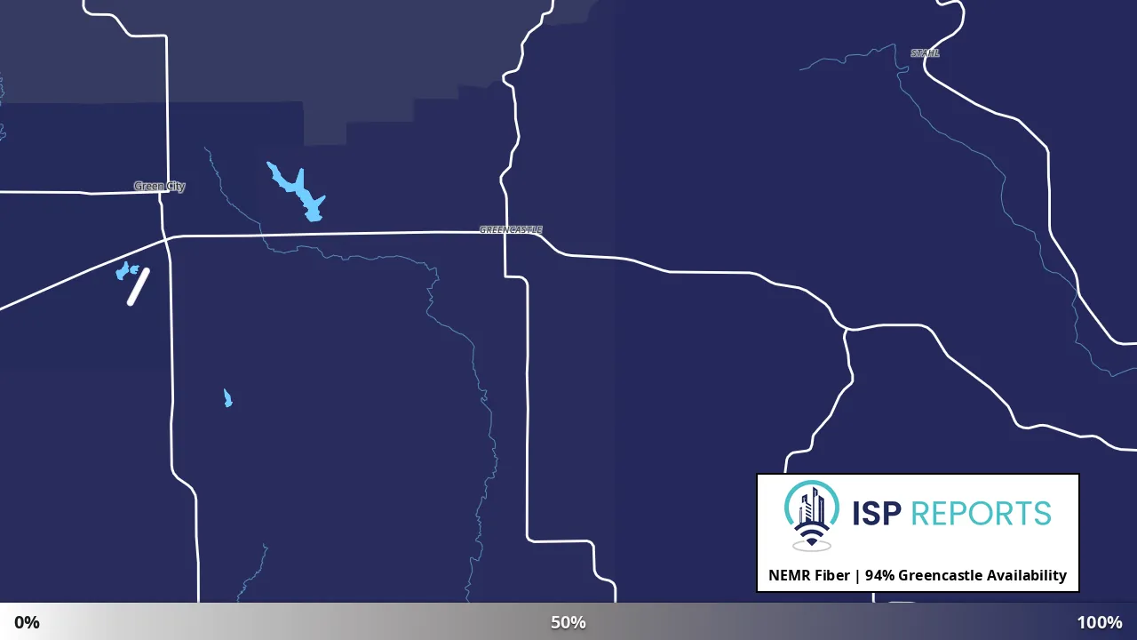 Greencastle, MO map of internet availability