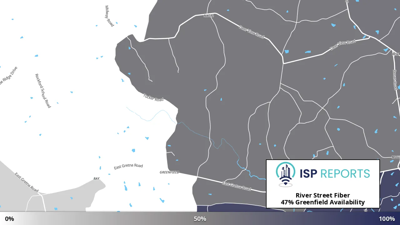 Greenfield, VA map of internet availability