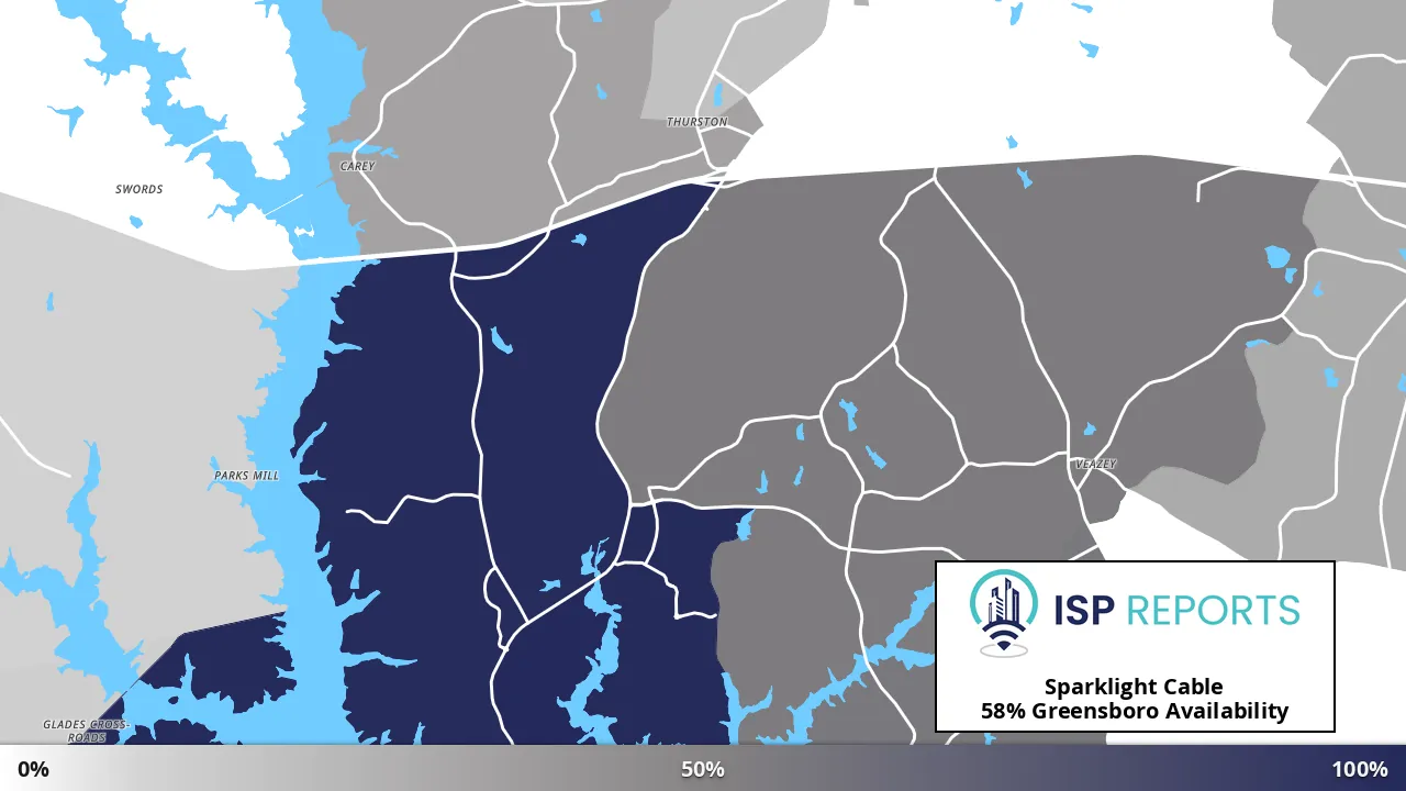 Greensboro, GA map of internet availability