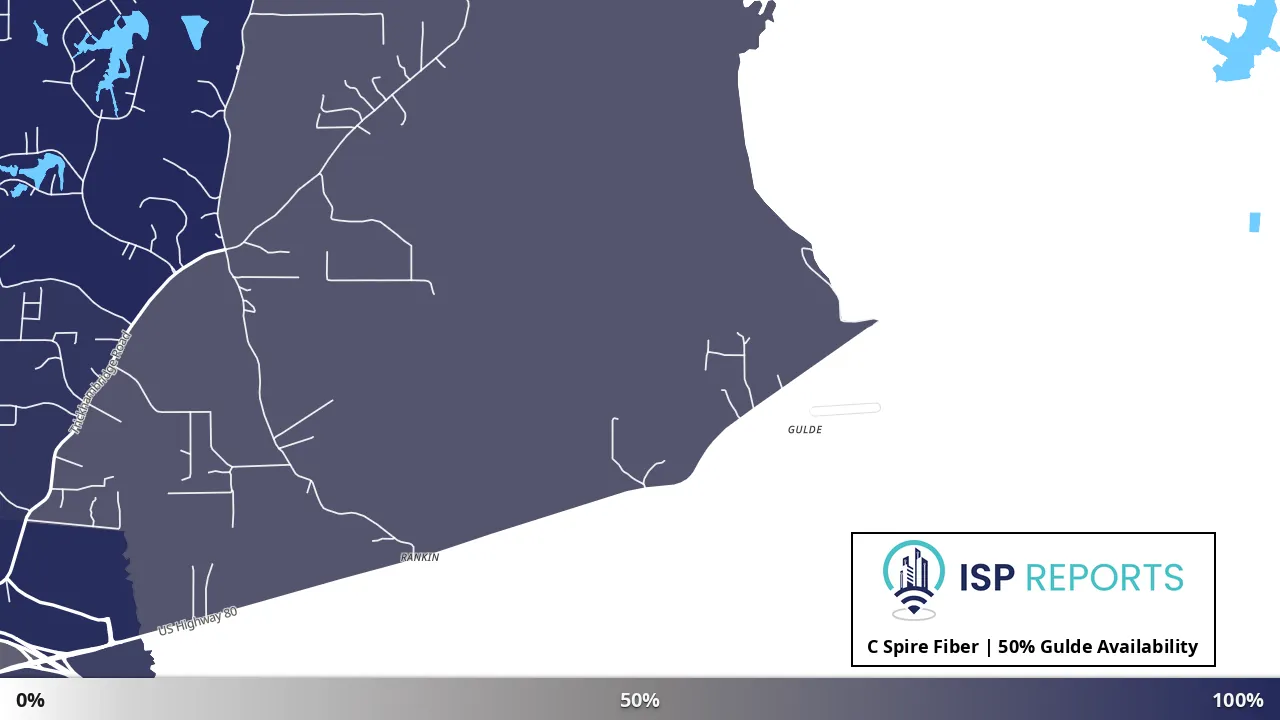Gulde, MS map of internet availability