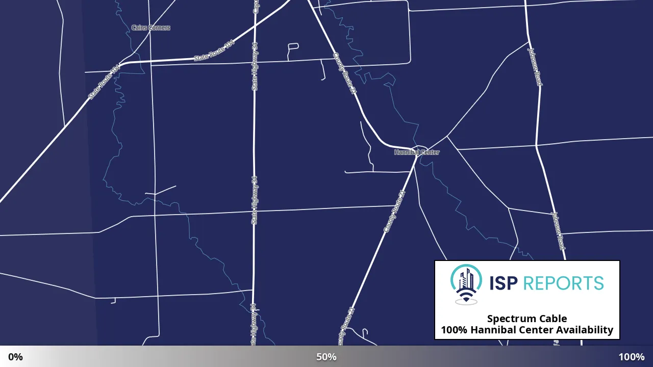Hannibal Center, NY map of internet availability