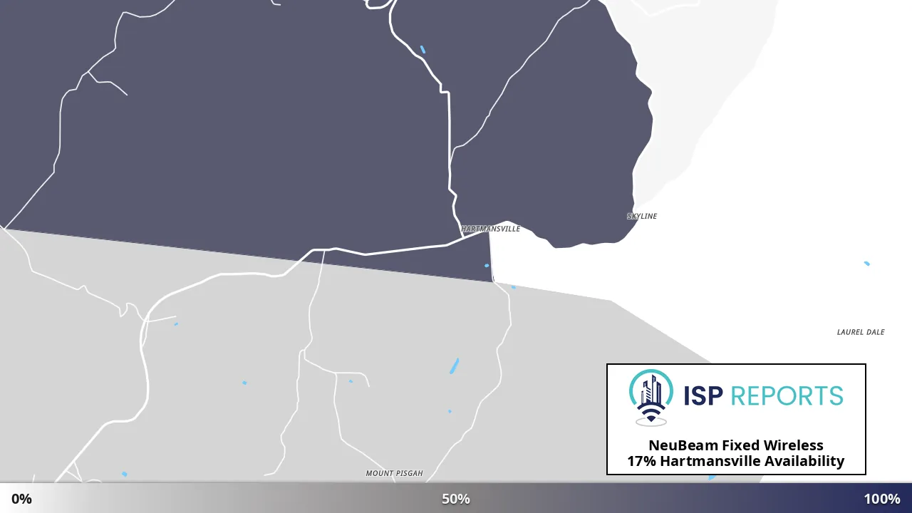 Hartmansville, WV map of internet availability