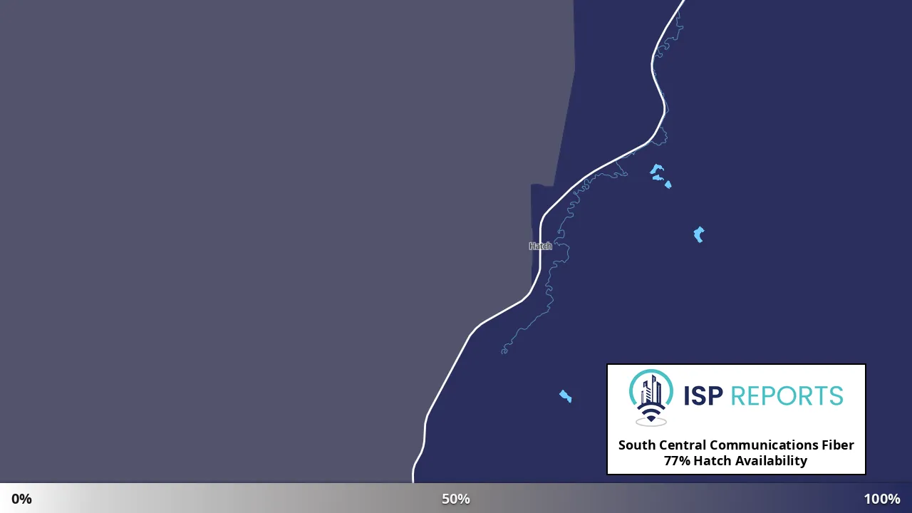 Hatch, UT map of internet availability