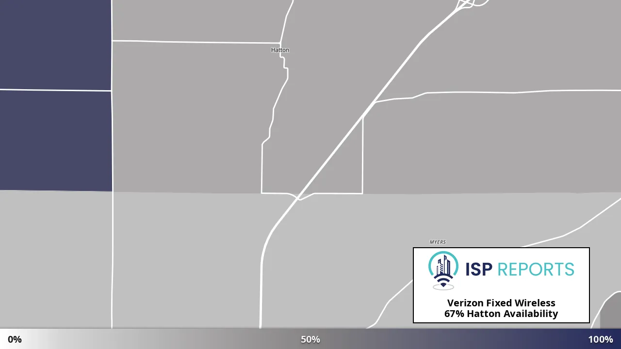 Hatton, WA map of internet availability