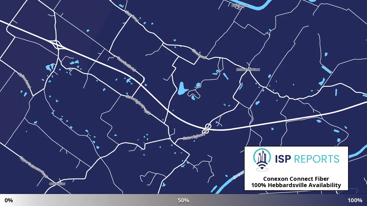 Hebbardsville, KY map of internet availability