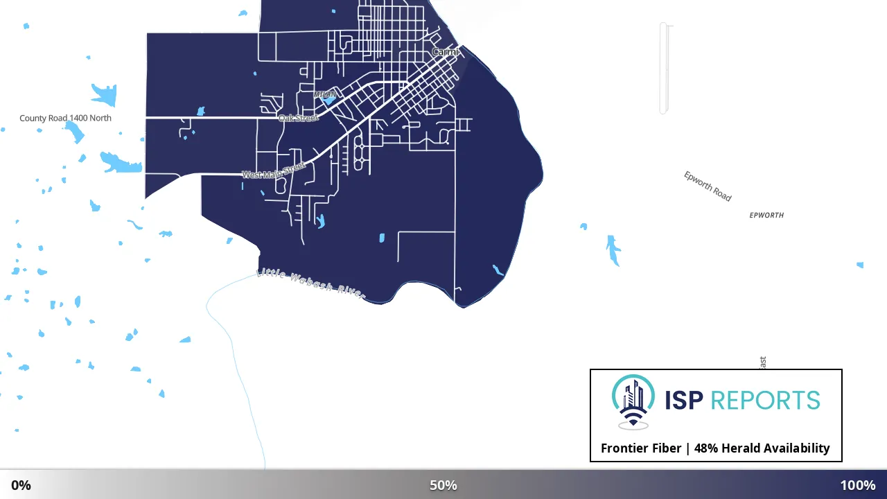 Herald, IL map of internet availability