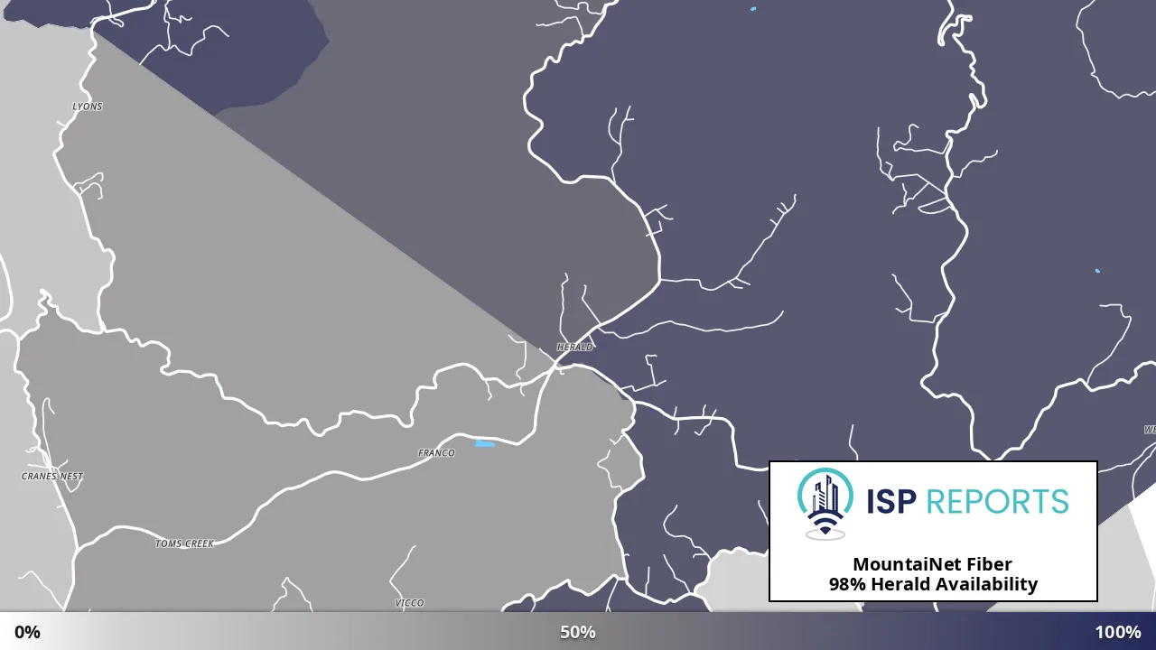 Herald, VA map of internet availability