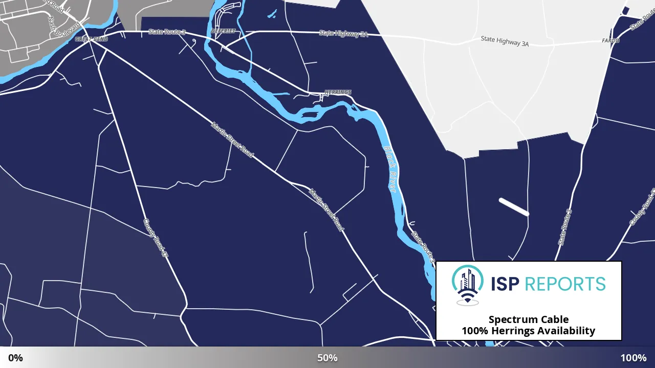 Herrings, NY map of internet availability