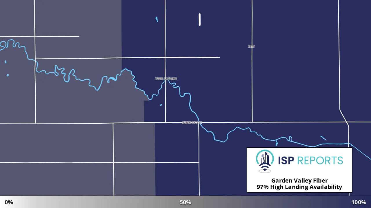 High Landing, MN map of internet availability