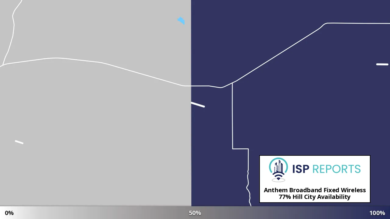 Hill City, ID map of internet availability