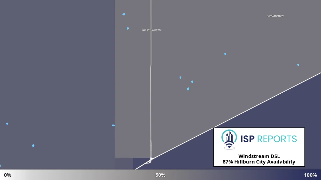 Hillburn City, NM map of internet availability