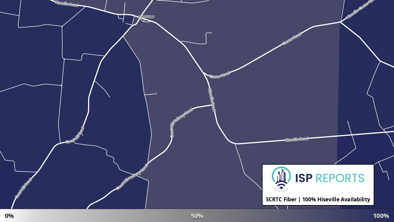 Hiseville, KY map of internet availability