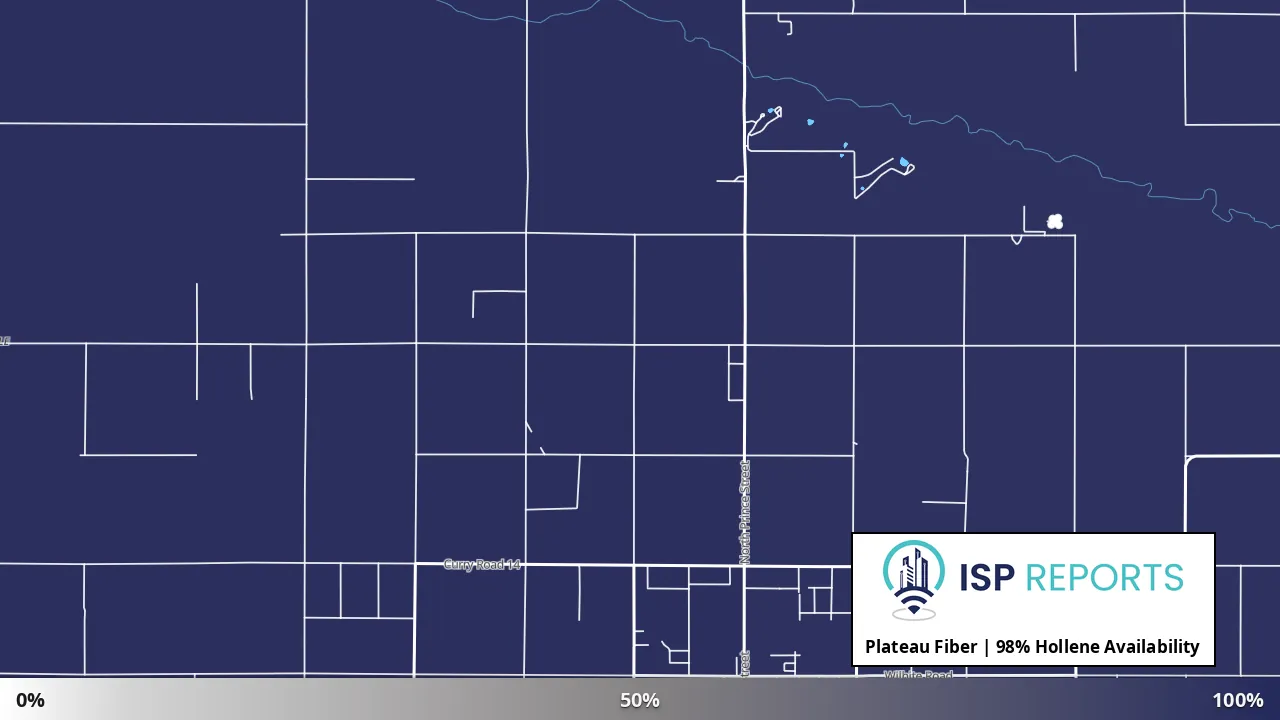 Hollene, NM map of internet availability