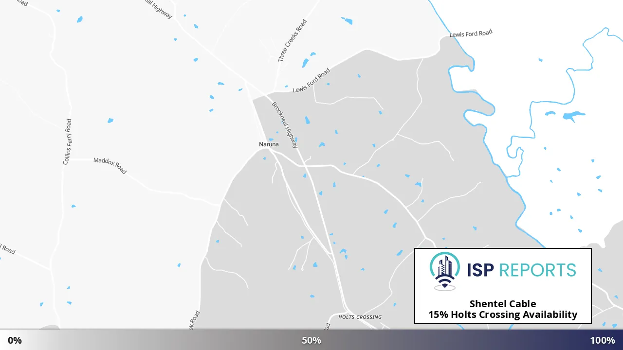 Holts Crossing, VA map of internet availability