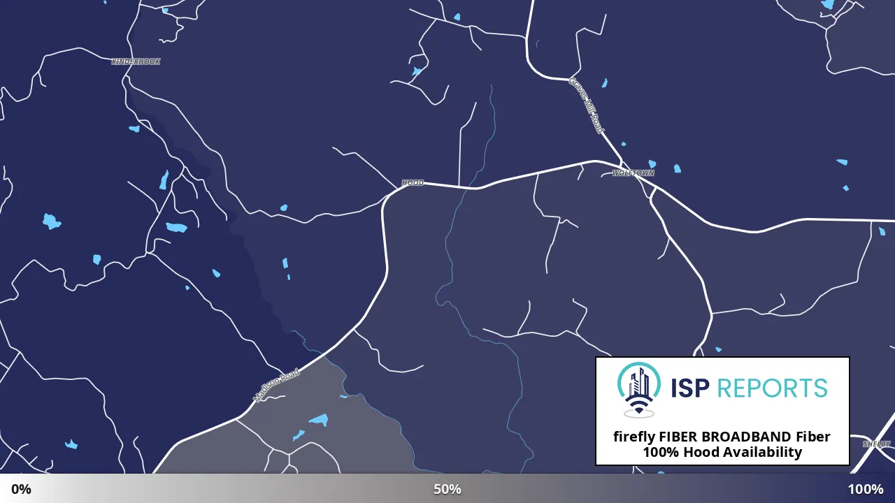 Hood, VA map of internet availability
