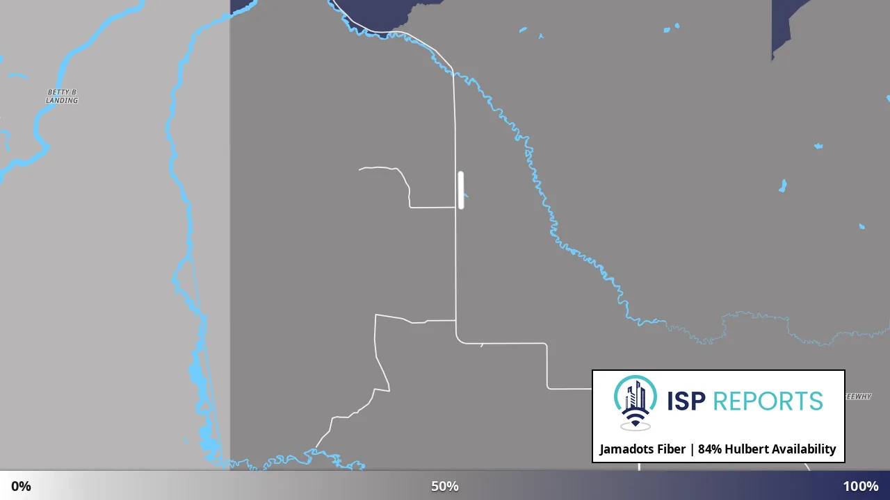 Hulbert, MI map of internet availability