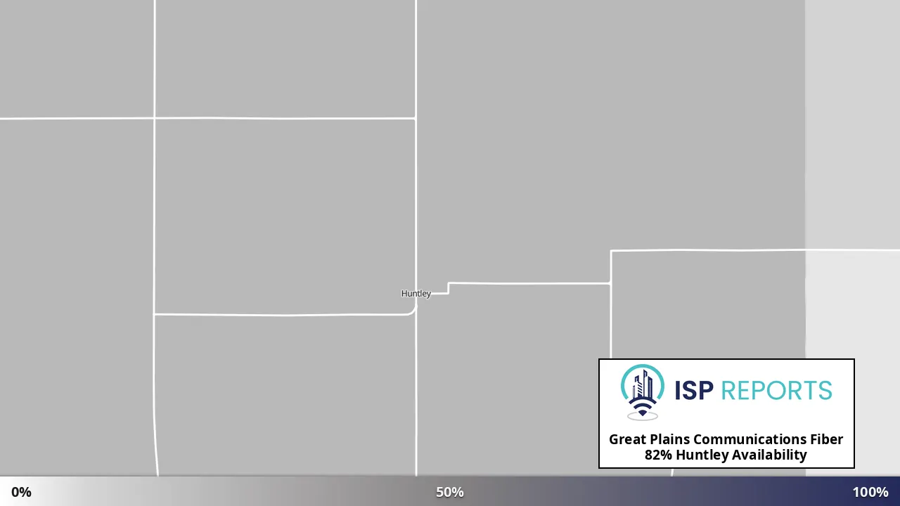 Huntley, NE map of internet availability