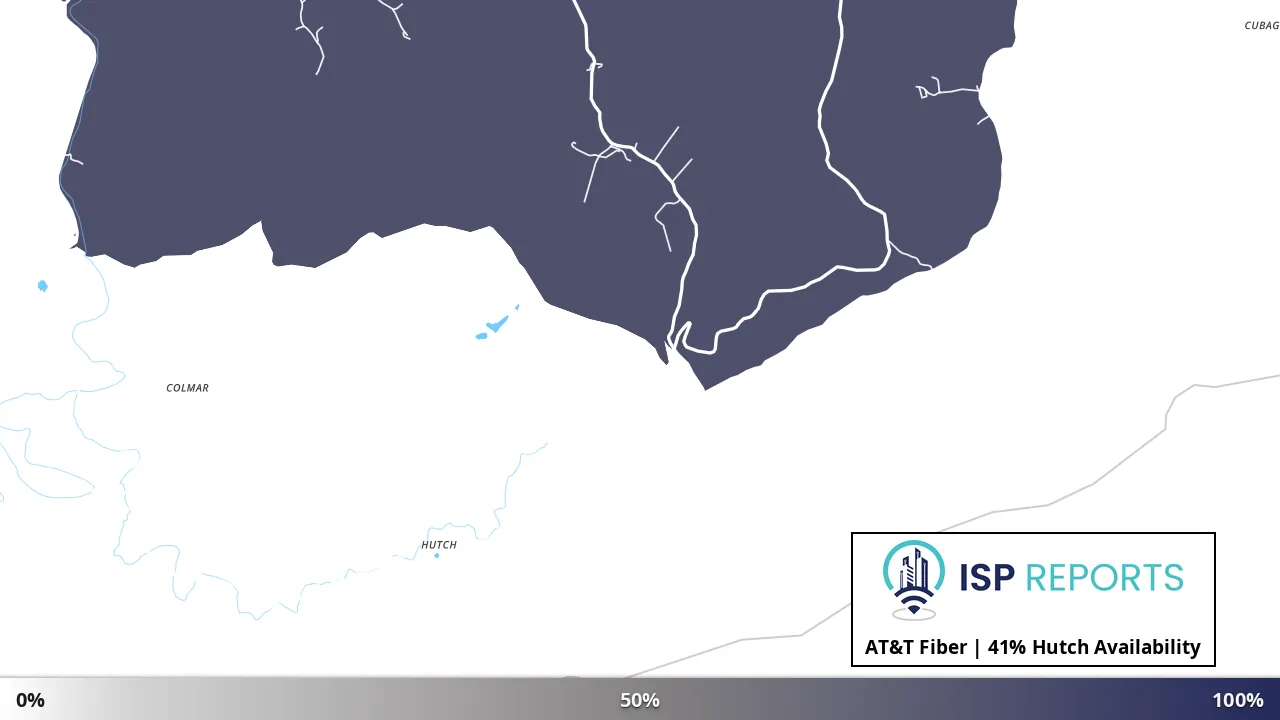 Hutch, KY map of internet availability