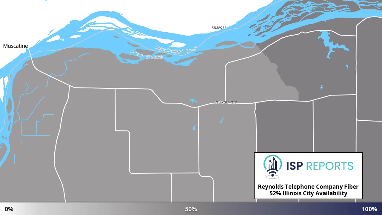 Illinois City, IL map of internet availability