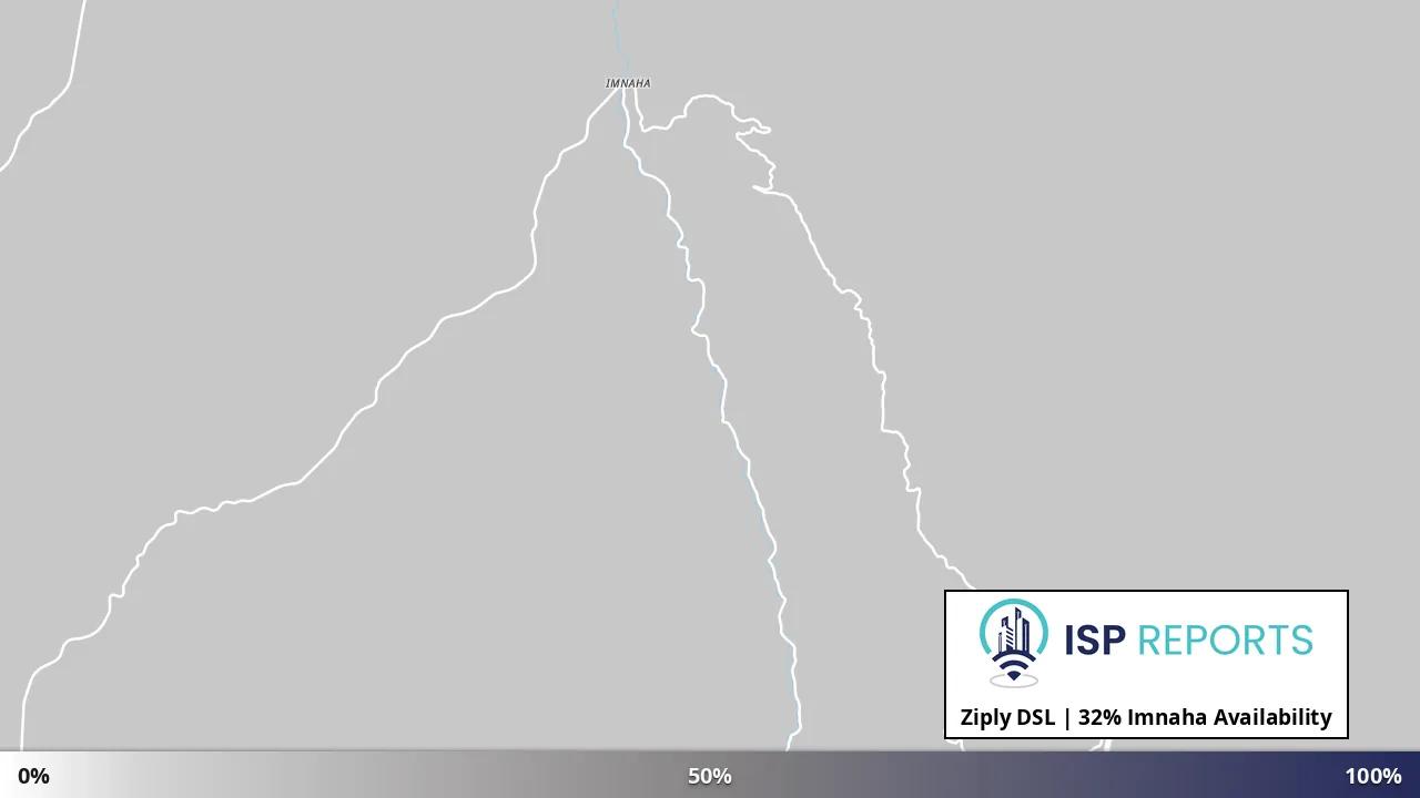 Imnaha, OR map of internet availability