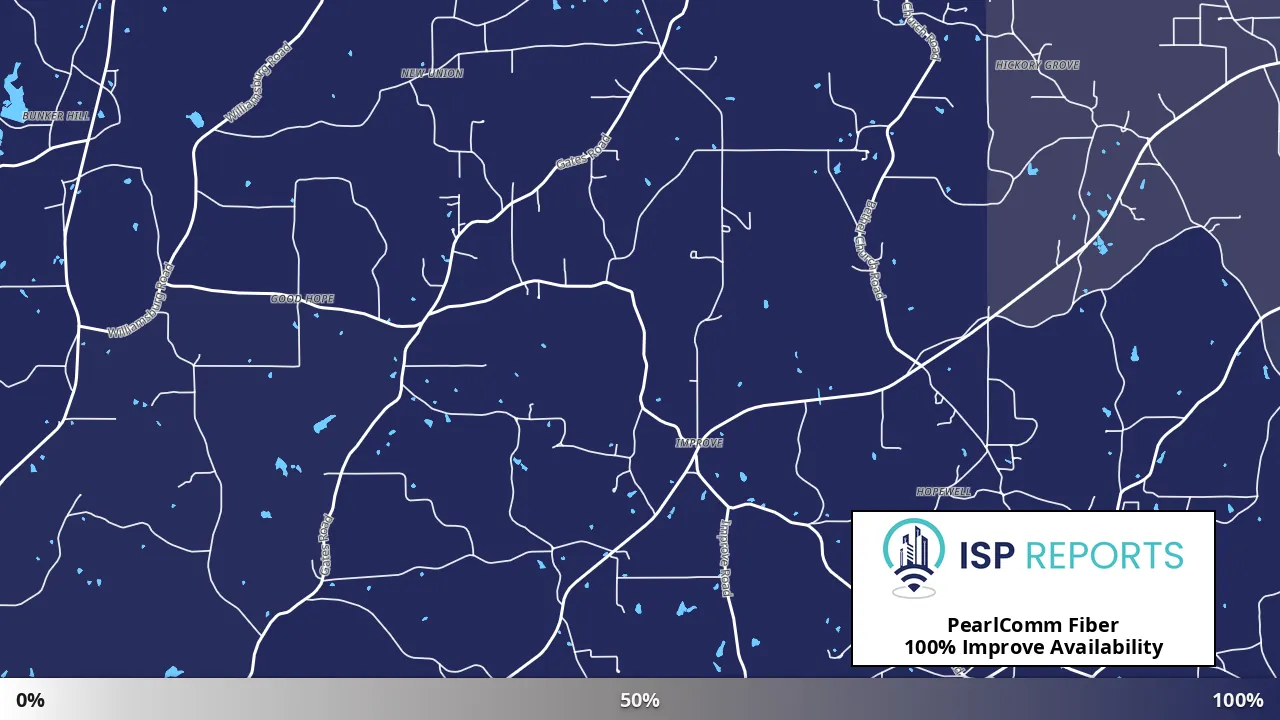 Improve, MS map of internet availability
